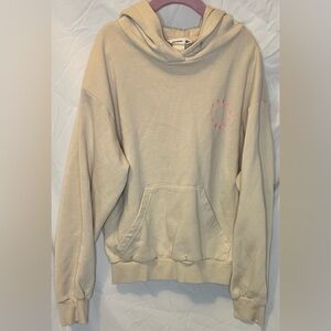 H&M Beige NYC Hoodie, Girls Size 8/10